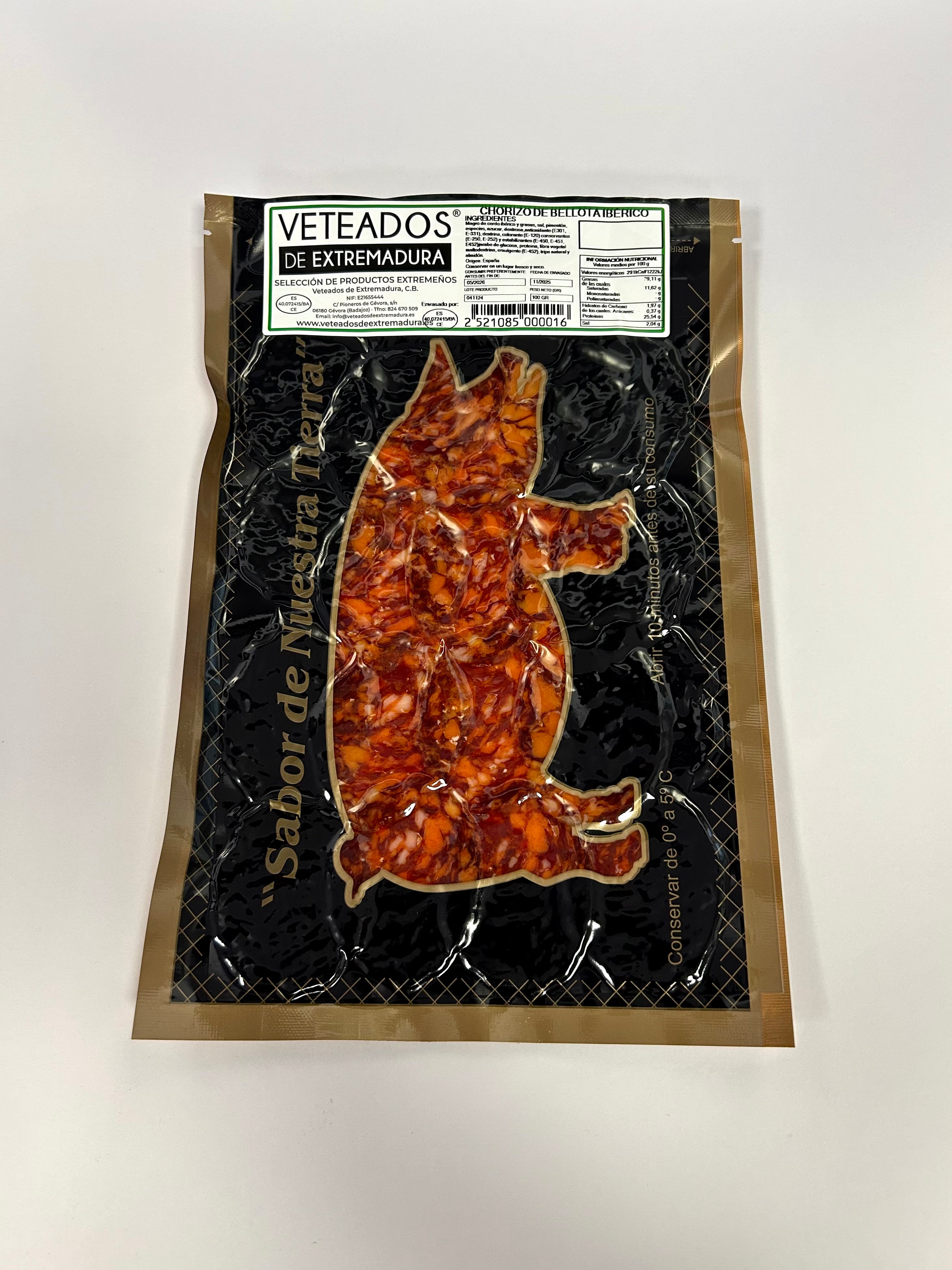 Chorizo Ibérico de Bellota 100g